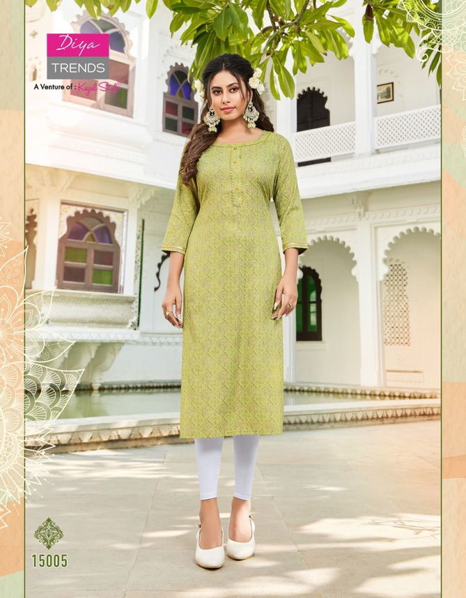 Gardencity Vol 15 By Diya Trends Designer Kurtis Catalog